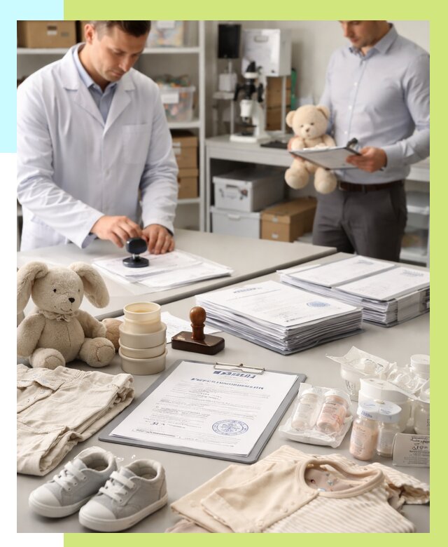Сертификация детских товаров в Лангепасе от 15150 р. | Алешин-Лнг