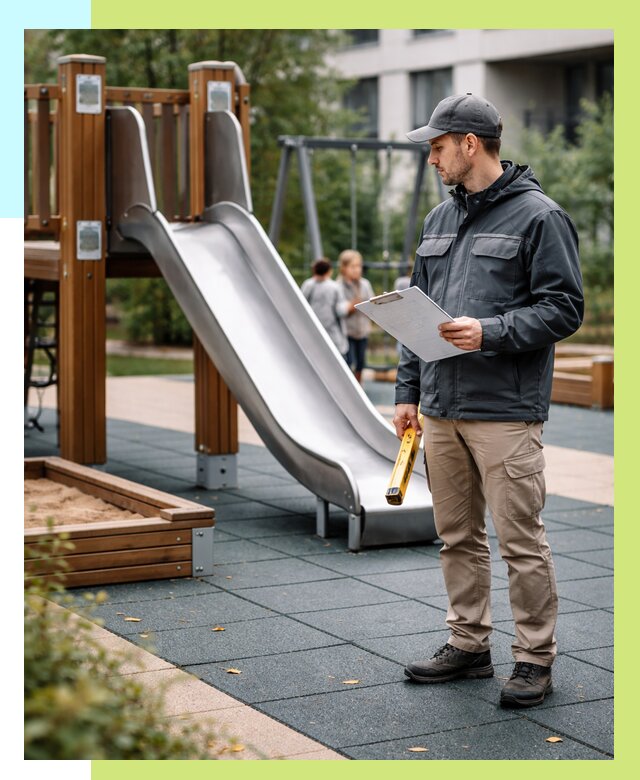 Сертификация детских площадок в Лангепасе от 25250 р. | Алешин-Лнг