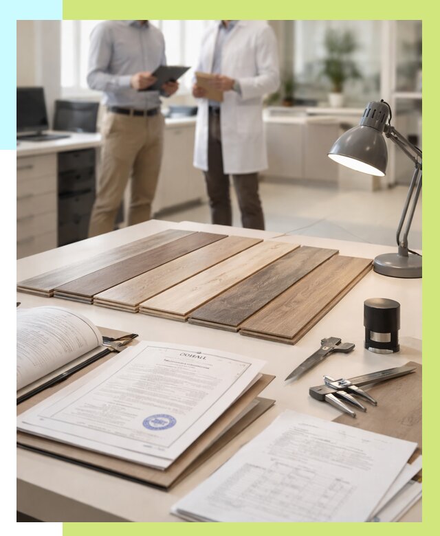 Сертификация ламината в Лангепасе от 18180 р. под ключ | Алешин-Лнг