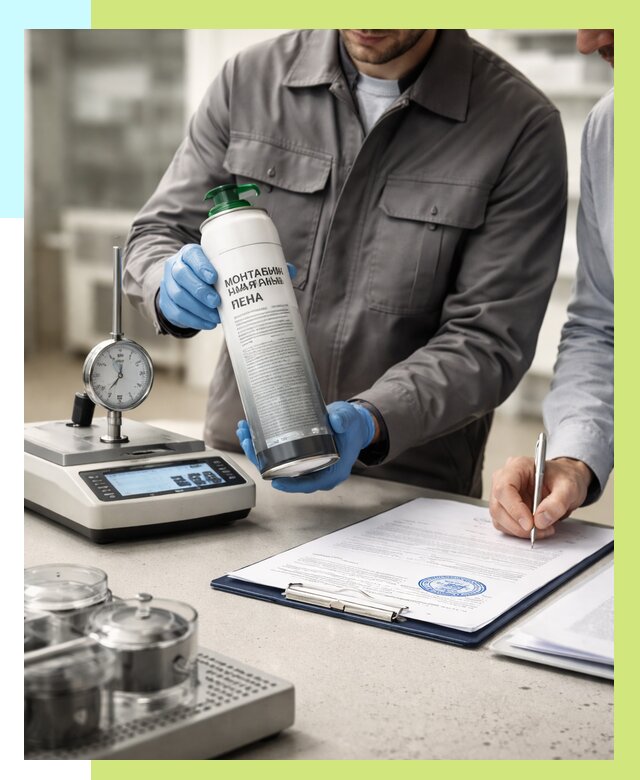 Сертификация монтажной пены в Лангепасе от 15150 р. | Алешин-Лнг