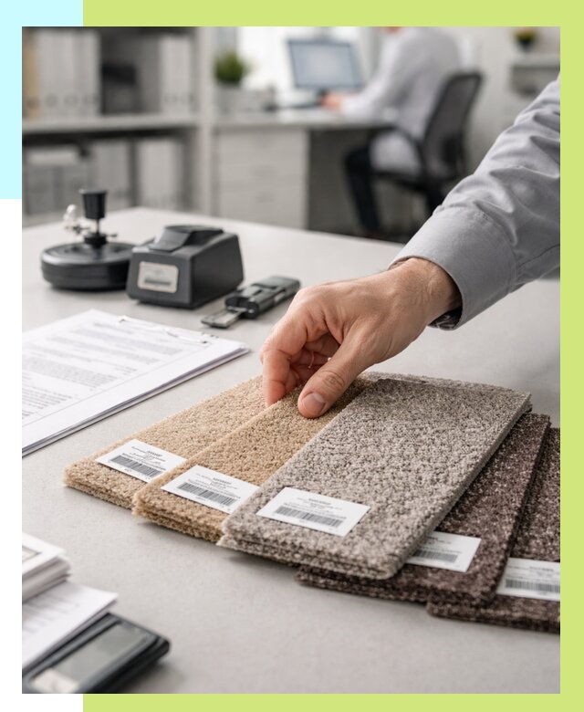 Сертификация ковролина в Лангепасе от 15150 р., Алешин-Лнг