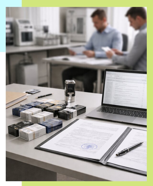 Сертификация сигарет под ключ в Лангепасе от 45450 р. | Алешин-Лнг