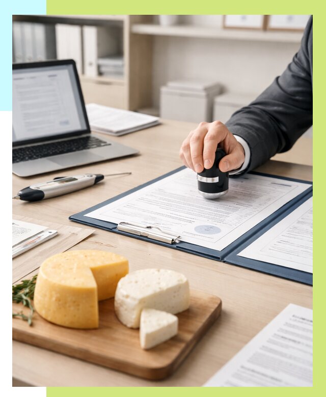 Сертификация сыров в Лангепасе от 15150 р | Сертификат на сыр Алешин-Лнг