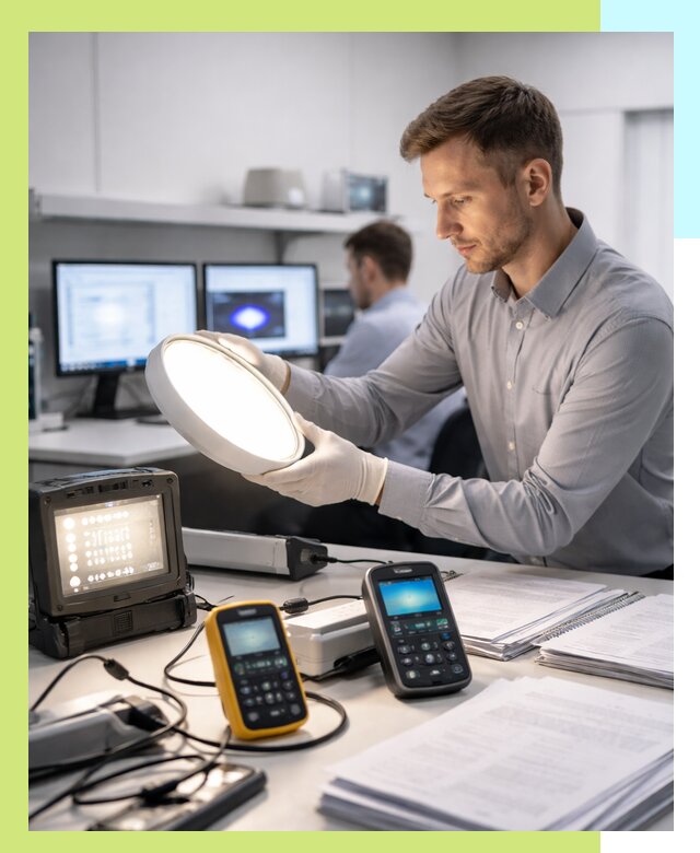 Сертификация светильников в Лангепасе: испытания и оформление