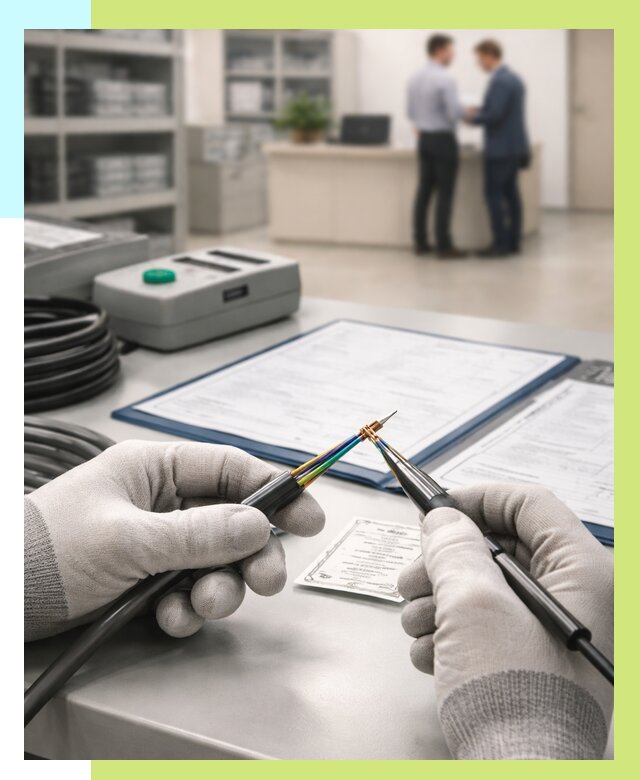 Сертификация провода в Лангепасе от 18180 р. в Алешин-Лнг