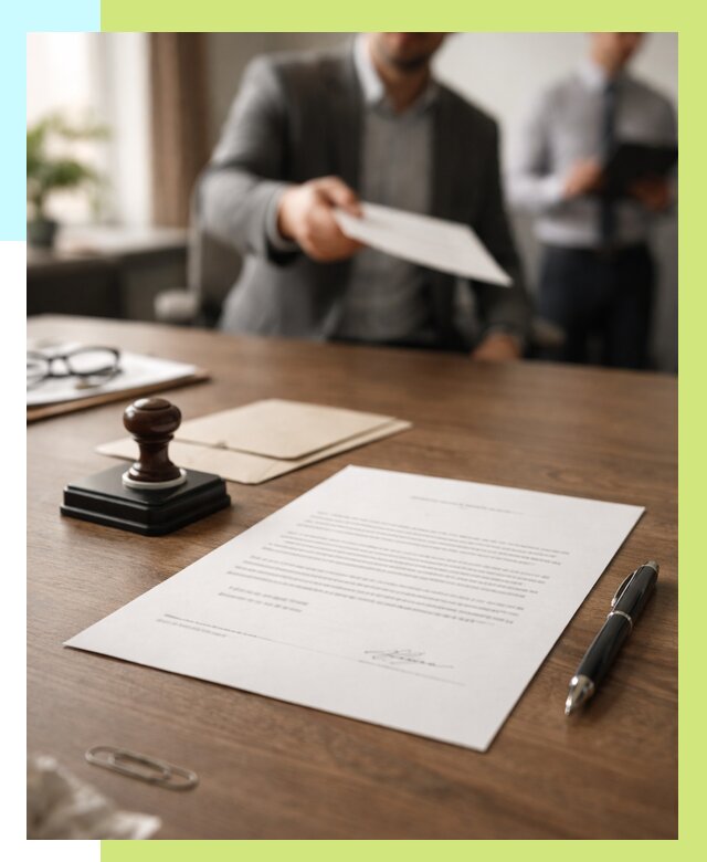 Отказное письмо по сертификации в Лангепасе от 3535 р. | Алешин-Лнг