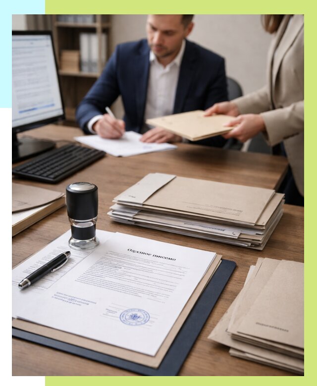 Отказное письмо для таможни в Лангепасе от 3030 р, Алешин-Лнг