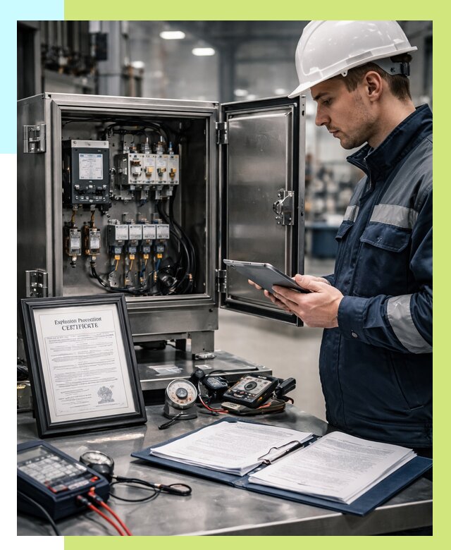 Сертификат взрывозащиты в Лангепасе от 45450 р. | Алешин-Лнг