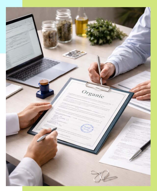 Оформление сертификат органик в Лангепасе от 30300 р. | Алешин-Лнг