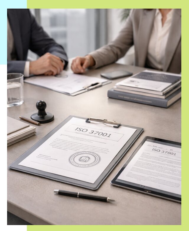 Сертификат ISO 37001 в Лангепасе оформить от 121200 р. Алешин-Лнг