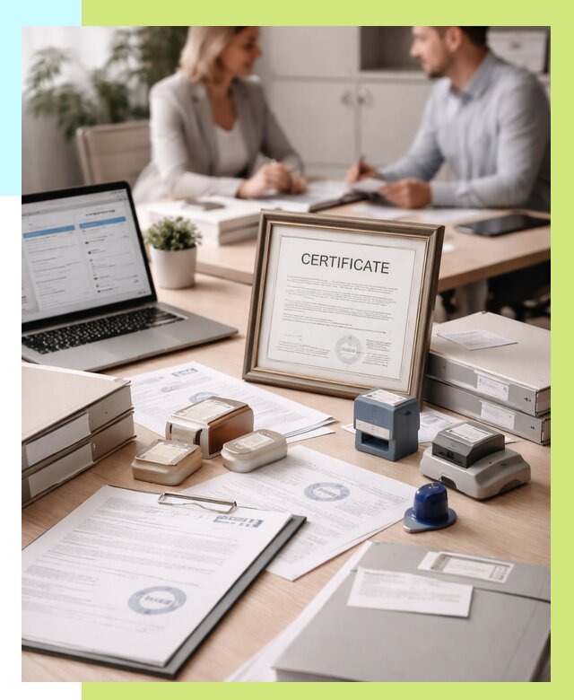 Сертификация компании в Лангепасе от 45450 р. | Алешин-Лнг — заказ